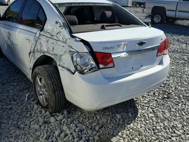 1G1PE5SC7C7322370 - 2012 CHEVROLET CRUZE LT WHITE photo 9