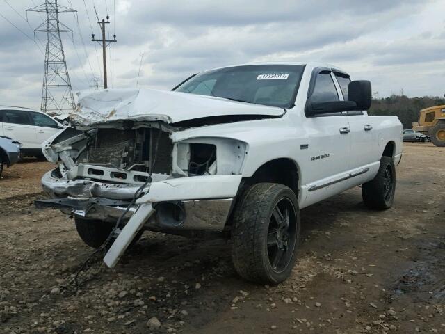 1D7HU182X7S221418 - 2007 DODGE RAM 1500 S WHITE photo 2