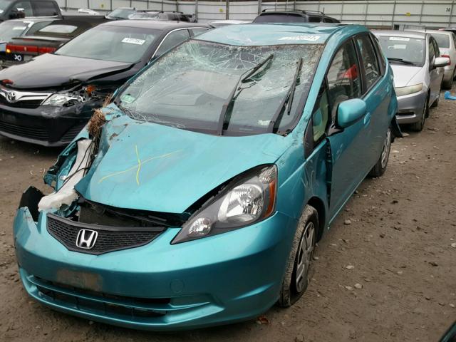 JHMGE8G36CC021158 - 2012 HONDA FIT BLUE photo 2