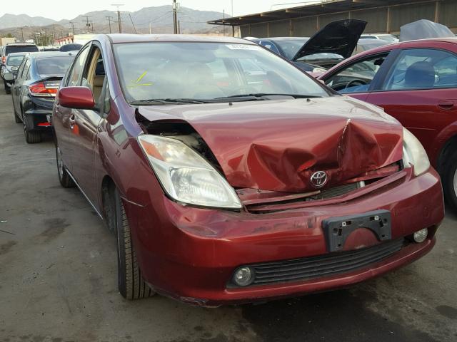 JTDKB20U657044259 - 2005 TOYOTA PRIUS RED photo 1