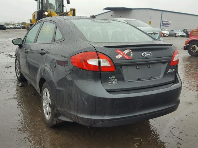 3FADP4BJ2BM164687 - 2011 FORD FIESTA SE GRAY photo 3