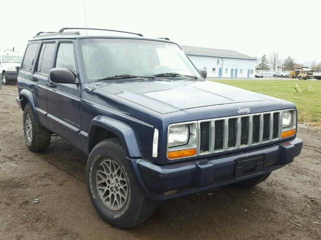 1J4FJ78S4VL604723 - 1997 JEEP CHEROKEE C BLUE photo 1