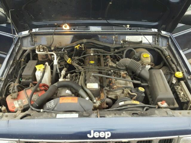 1J4FJ78S4VL604723 - 1997 JEEP CHEROKEE C BLUE photo 7