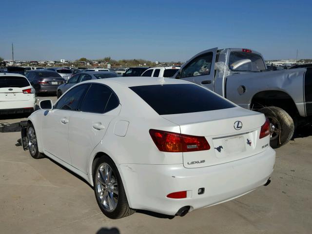 JTHBK262885056823 - 2008 LEXUS IS 250 YELLOW photo 3