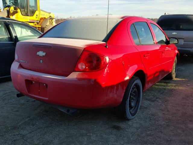 1G1AD5F59A7143992 - 2010 CHEVROLET COBALT 1LT RED photo 4