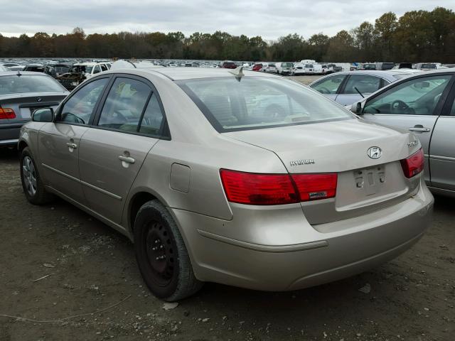 5NPET4AC2AH642513 - 2010 HYUNDAI SONATA GLS BEIGE photo 3