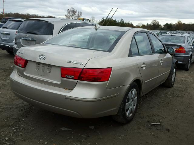 5NPET4AC2AH642513 - 2010 HYUNDAI SONATA GLS BEIGE photo 4