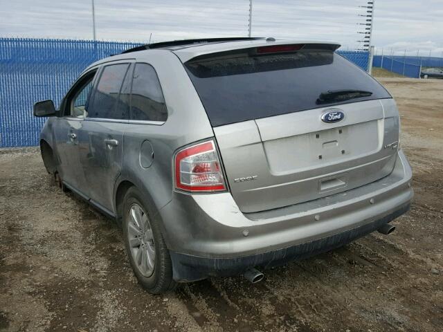 2FMDK49C18BB37289 - 2008 FORD EDGE LIMIT GRAY photo 3