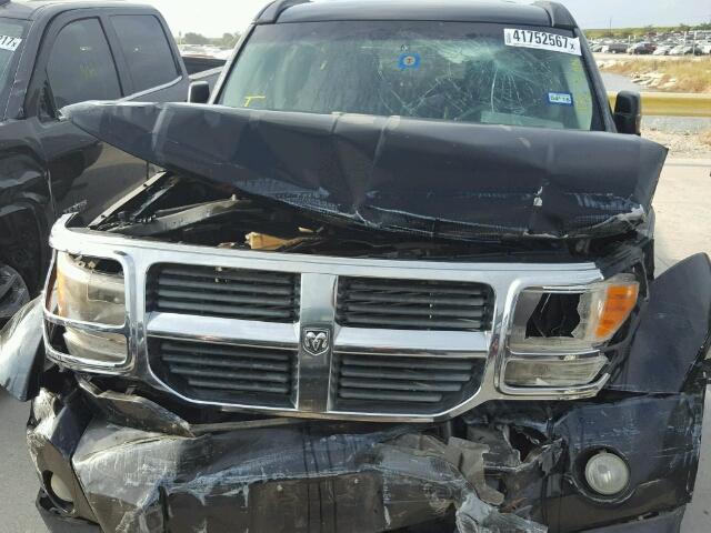 1D8GT58K97W642265 - 2007 DODGE NITRO SLT BLACK photo 7