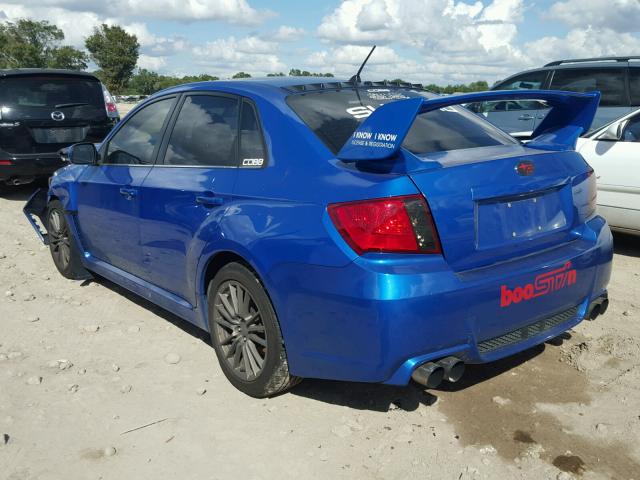 JF1GV7E69DG012432 - 2013 SUBARU IMPREZA WR BLUE photo 3