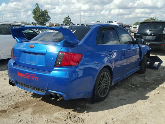 JF1GV7E69DG012432 - 2013 SUBARU IMPREZA WR BLUE photo 4