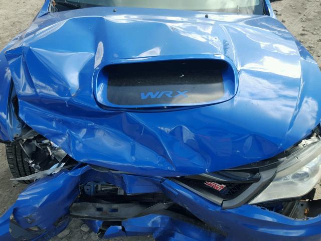 JF1GV7E69DG012432 - 2013 SUBARU IMPREZA WR BLUE photo 7