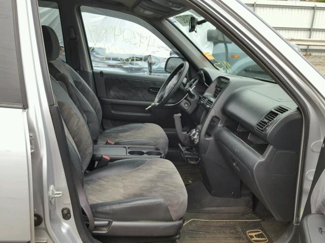 SHSRD78854U240188 - 2004 HONDA CR-V EX SILVER photo 5