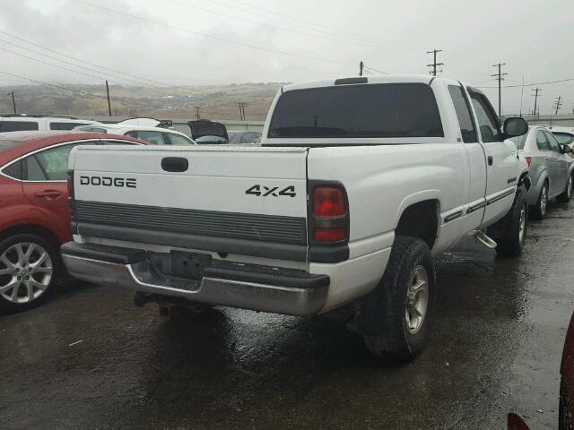 3B7HF13Y6XG212075 - 1999 DODGE RAM 1500 WHITE photo 4