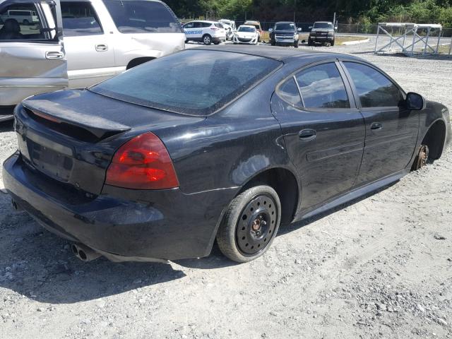 2G2WS522X41308419 - 2004 PONTIAC GRAND PRIX შავი ფოტო 4