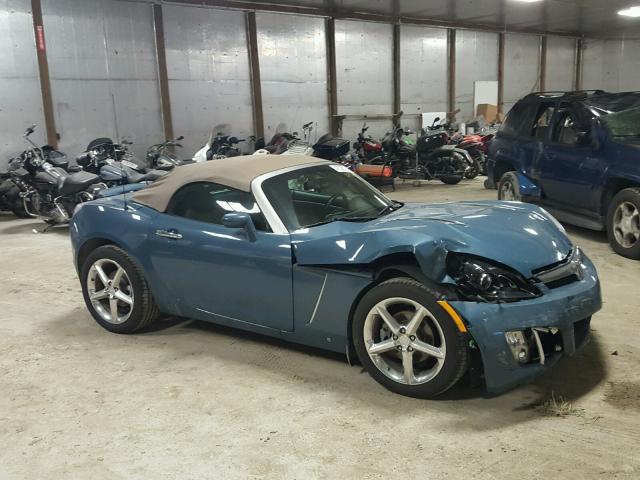 1G8MG35X68Y110384 - 2008 SATURN SKY REDLIN BLUE photo 9