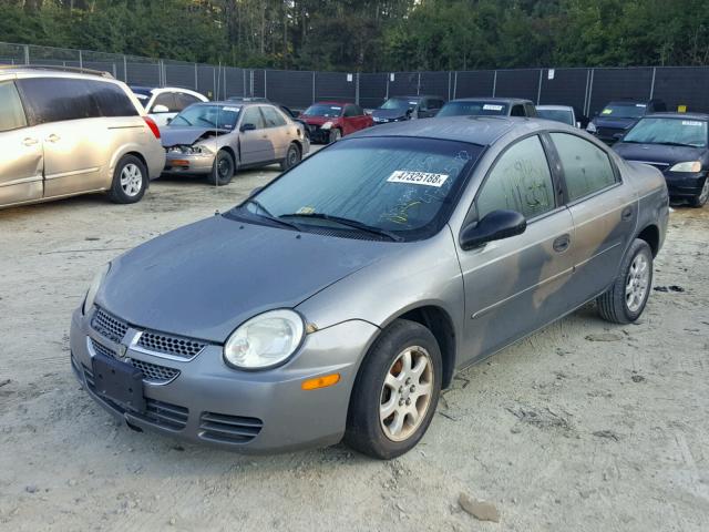 1B3ES26CX5D224374 - 2005 DODGE NEON BASE GRAY photo 2