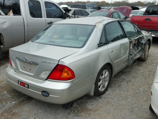 4T1BF28B11U177042 - 2001 TOYOTA AVALON XL SILVER photo 4