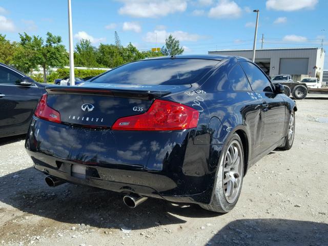 JNKCV54E67M908746 - 2007 INFINITI G35 BLACK photo 4