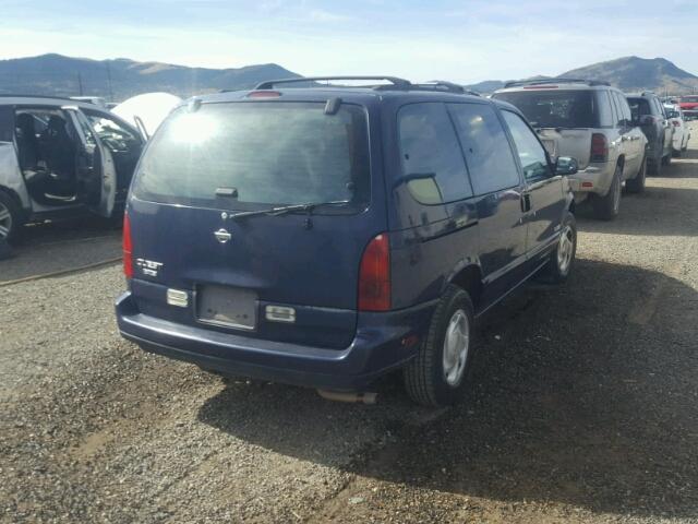 4N2DN11W7SD845626 - 1995 NISSAN QUEST BLUE photo 4