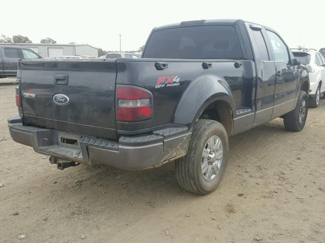 1FTPX14585NB77461 - 2005 FORD F150 Czarny zdjęcie 4