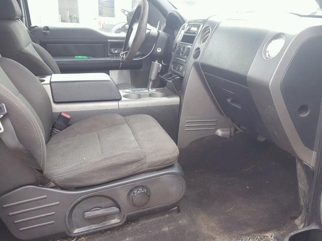 1FTPX14585NB77461 - 2005 FORD F150 Czarny zdjęcie 5