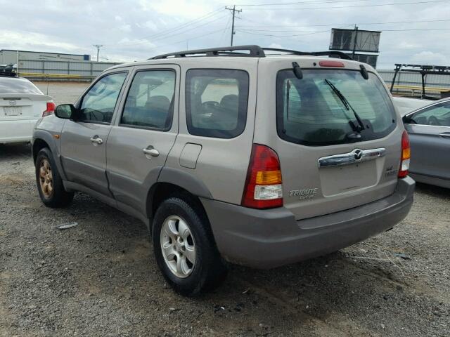 4F2YU07101KM04251 - 2001 MAZDA TRIBUTE DX BEIGE photo 3