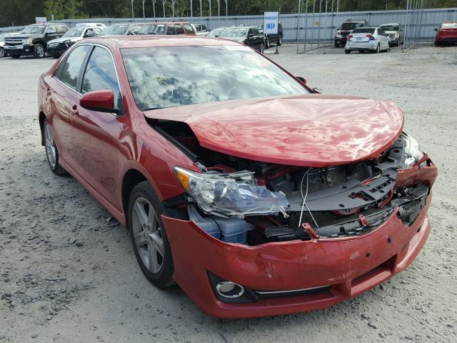 4T1BF1FK0EU779692 - 2014 TOYOTA CAMRY L RED photo 1