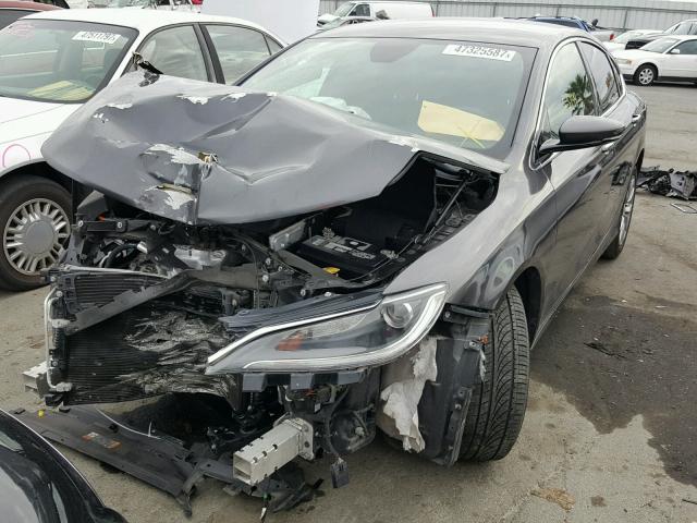 1C3CCCCB9FN544600 - 2015 CHRYSLER 200 C GRAY photo 2