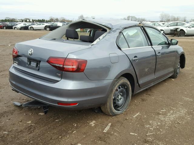 3VW167AJ8HM376986 - 2017 VOLKSWAGEN JETTA S GRAY photo 4