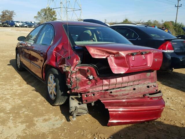 1MEFM50U12A630796 - 2002 MERCURY SABLE GS BURGUNDY photo 3