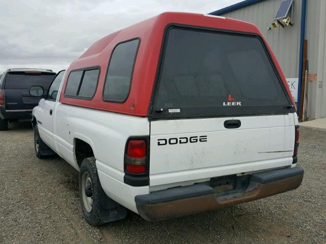 1B7HC16X2YS557481 - 2000 DODGE RAM თეთრი ფოტო 3