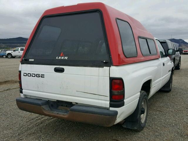 1B7HC16X2YS557481 - 2000 DODGE RAM თეთრი ფოტო 4