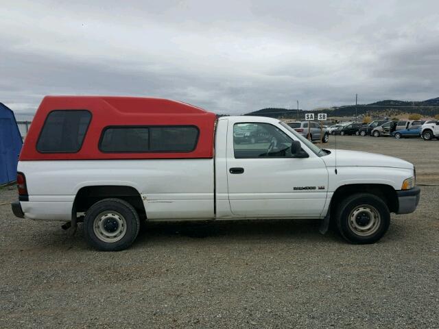 1B7HC16X2YS557481 - 2000 DODGE RAM WHITE photo 9