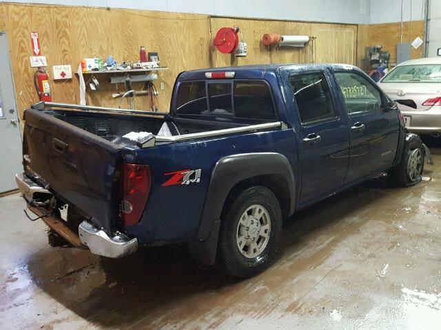 1GCDT136348222103 - 2004 CHEVROLET COLORADO BLUE photo 4