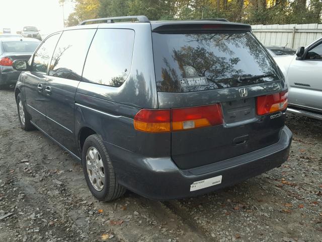 5FNRL18054B048870 - 2004 HONDA ODYSSEY EX GRAY photo 3