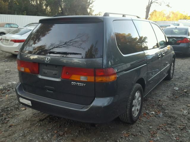 5FNRL18054B048870 - 2004 HONDA ODYSSEY EX GRAY photo 4