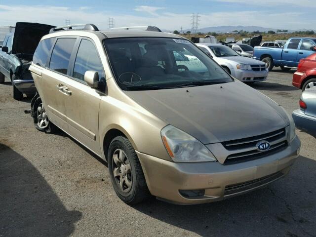 KNDMB233166040977 - 2006 KIA SEDONA EX GOLD photo 1