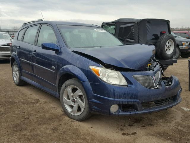 5Y2SL65877Z427487 - 2007 PONTIAC VIBE BLUE photo 1