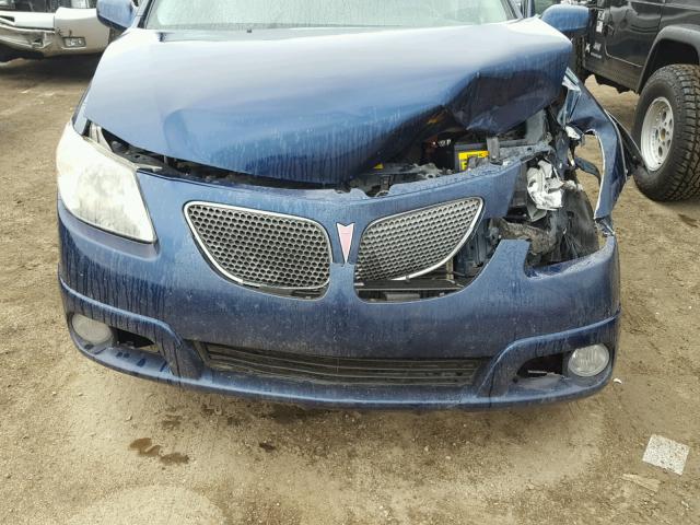 5Y2SL65877Z427487 - 2007 PONTIAC VIBE BLUE photo 7