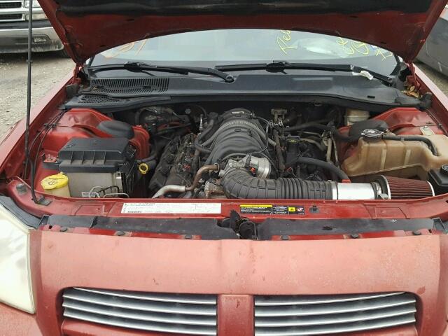 2D4GZ57216H374665 - 2006 DODGE MAGNUM R/T BURGUNDY photo 7