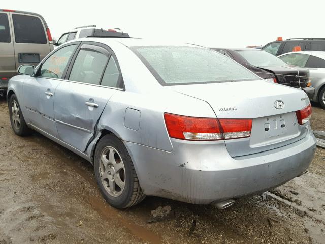 5NPEU46F36H086686 - 2006 HYUNDAI SONATA GLS SILVER photo 3