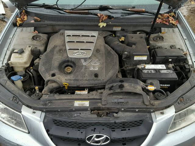 5NPEU46F36H086686 - 2006 HYUNDAI SONATA GLS SILVER photo 7