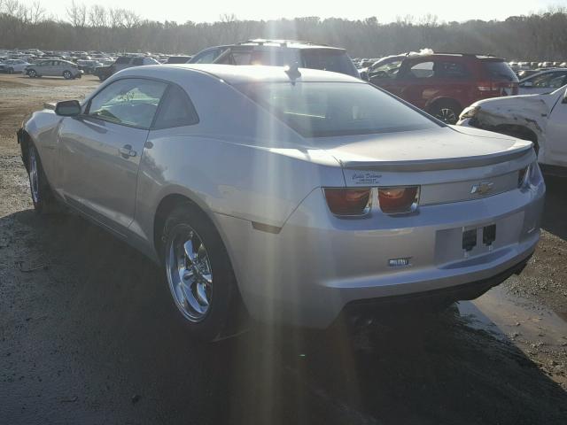 2G1FA1E38C9133169 - 2012 CHEVROLET CAMARO LS SILVER photo 3