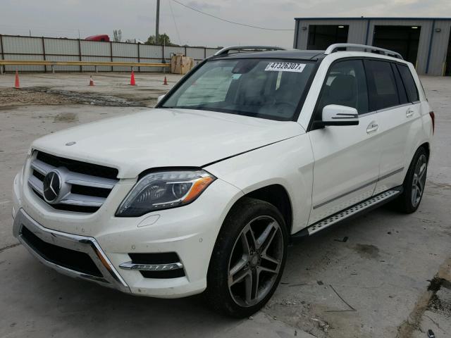 WDCGG8JB9DG095707 - 2013 MERCEDES-BENZ GLK 350 4M WHITE photo 2