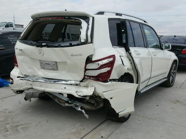 WDCGG8JB9DG095707 - 2013 MERCEDES-BENZ GLK 350 4M WHITE photo 4