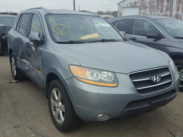5NMSH13E28H225837 - 2008 HYUNDAI SANTA FE S 青色 照片 1