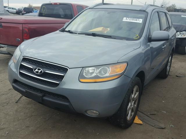 5NMSH13E28H225837 - 2008 HYUNDAI SANTA FE S 青色 照片 2