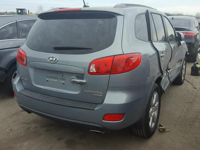 5NMSH13E28H225837 - 2008 HYUNDAI SANTA FE S 青色 照片 4