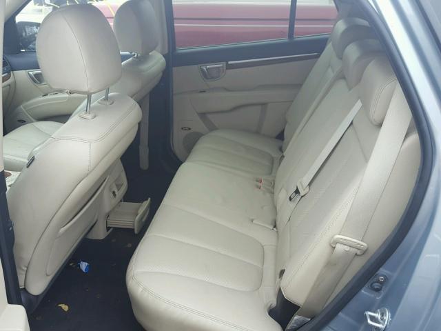 5NMSH13E28H225837 - 2008 HYUNDAI SANTA FE S 青色 照片 6